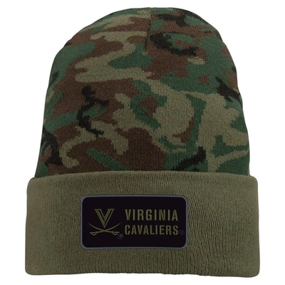Nike Camo Virginia Cavaliers Military Pack Cuffed Knit Hat
