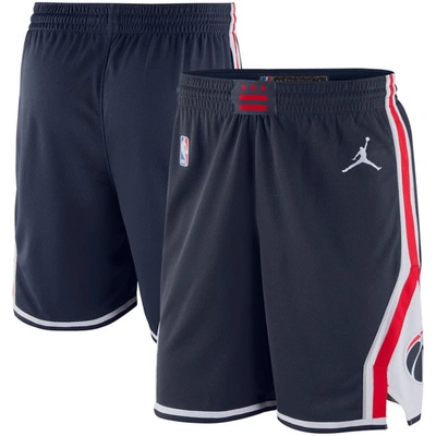 Jordan Brand Navy Washington Wizards Statement Edition Swingman Shorts
