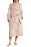 Nordstrom Recycled Polyester Faux Fur Robe In Beige Goat