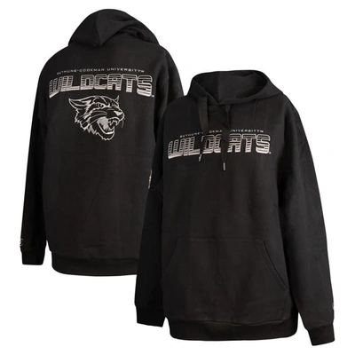 Fisll Black Bethune-cookman Wildcats Puff Print Sliced Pullover Hoodie
