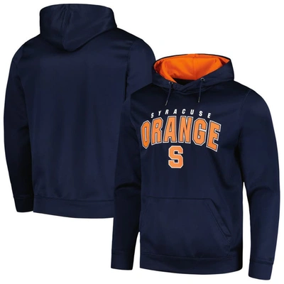 Colosseum Men's Syracuse Orange Resistance Pullover Hoodie In Navy