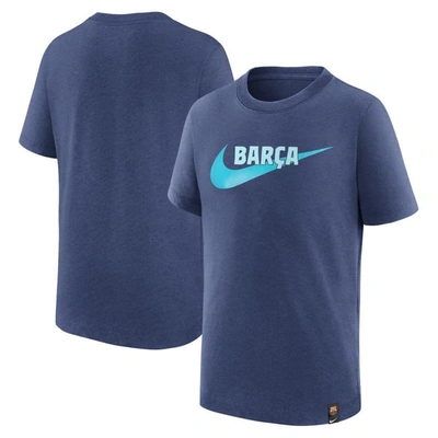 Nike Kids' Youth  Navy Barcelona Swoosh T-shirt