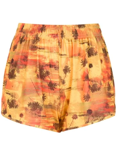 Lygia & Nanny 'lee' Shorts Mit Print In Yellow