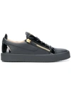 Giuseppe Zanotti Side Zipped Sneakers In Black