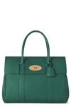 Mulberry Bayswater Leather Satchel In Malachite