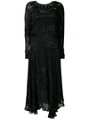 Preen By Thornton Bregazzi Eva Asymmetric Lace Dress - Black