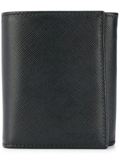 Prada Foldover Top Wallet - Black