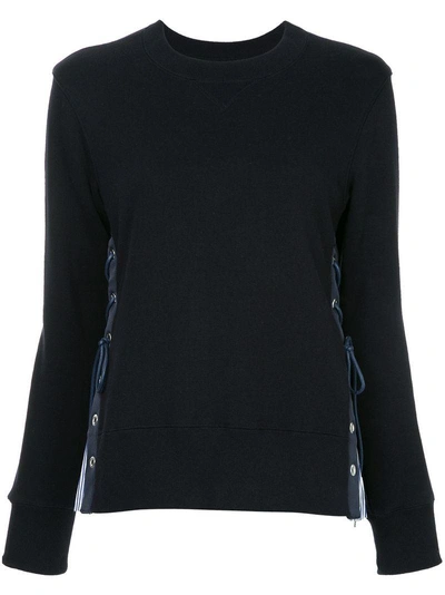 Sacai Lace-up Jumper - 蓝色 In Blue