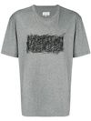 Maison Margiela Scribble Logo T In Grey