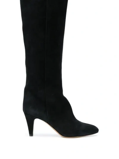 Isabel Marant Lispa 85mm Pointed-toe Boots In Black