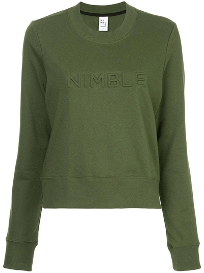 Nimble Activewear Textured Logo Sweatshirt