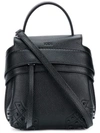 Tod's Wave Mini Backpack In Black