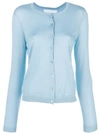 Red Valentino Buttoned Up Cardigan - Blue