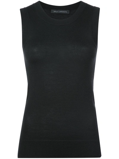 Sally Lapointe Knitted Tank Top - 黑色 In Black