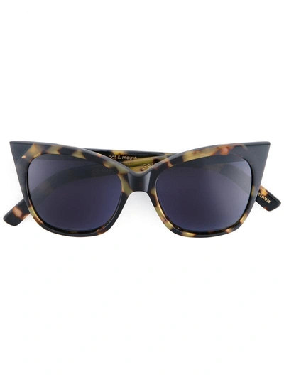Pared Eyewear Cat & Mouse Sunglasses - Brown