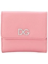 Dolce & Gabbana Small Continental Wallet In Pink