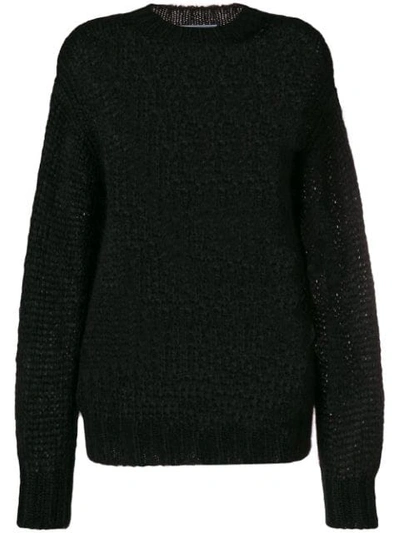 Prada Chunky Sweater In Black