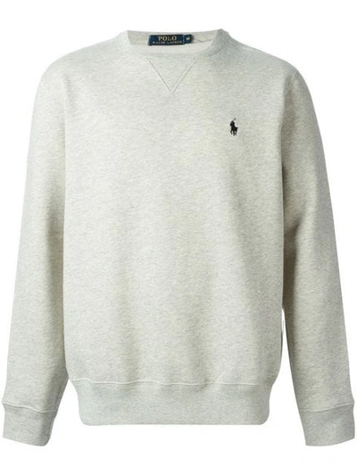 Polo Ralph Lauren Chest Logo Sweatshirt In Neutrals