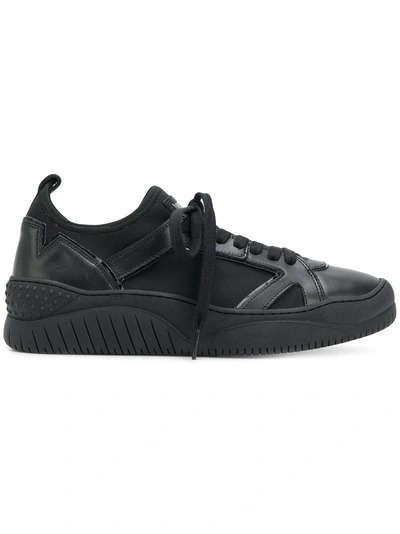 Just Cavalli Panelled Sneakers - Black