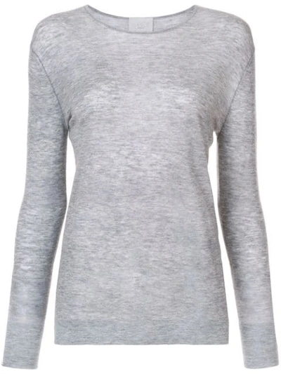 Jason Wu Grey Jason Wu Classic Fitted Sweater - Grey