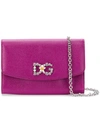 Dolce & Gabbana Crossbody Wallet Bag In Pink