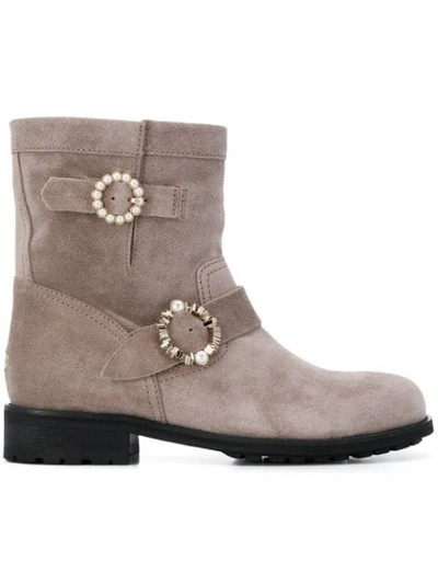 Jimmy Choo London Boots In Grey