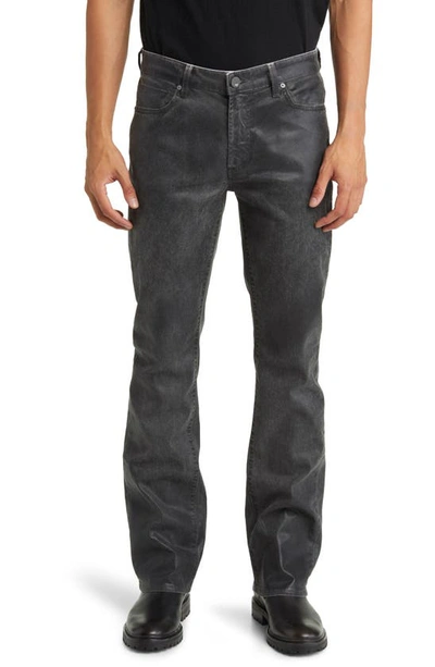 Monfrere Clint Bootcut Jeans In Aged Coated Steel