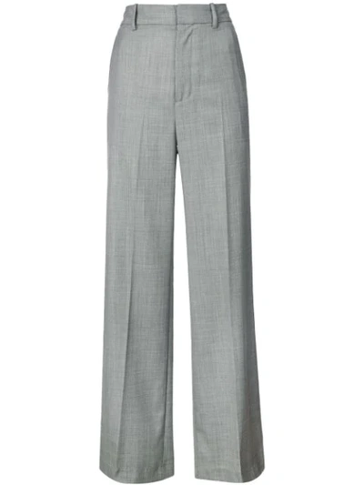 Nili Lotan Wide-leg Trousers - Grey