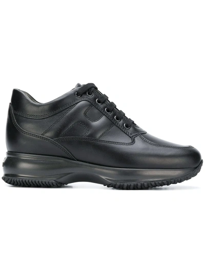 Hogan Platform Dadcore Trainers In Black