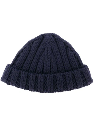 Dsquared2 Chunky Knit Beanie - Blue
