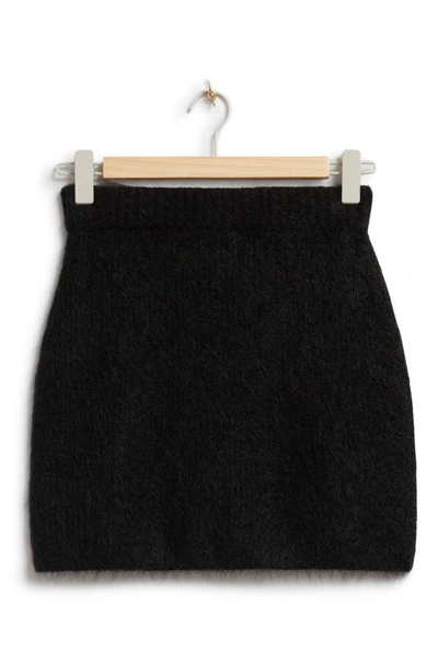 & Other Stories Sweater Skirt In Black