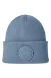 Canada Goose Arctic Merino Wool Toque Beanie In Ozone Blue