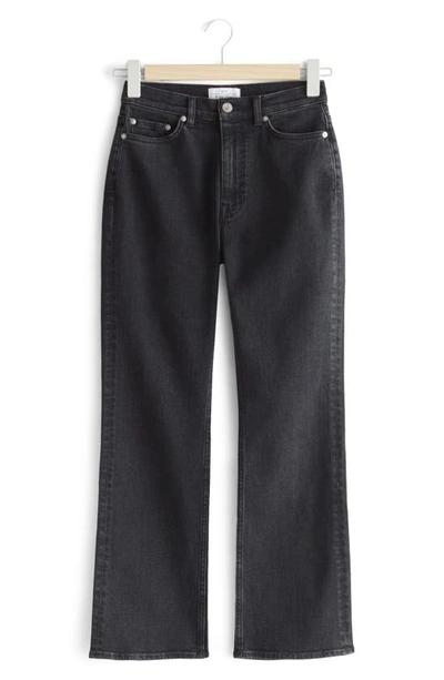 & Other Stories Flare Jeans In Archie Black