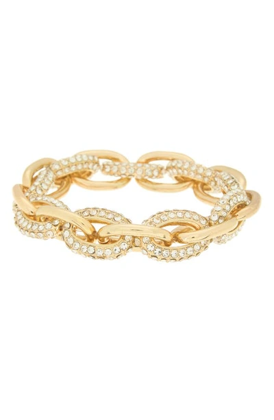 Tasha Crystal Link Bracelet In Gold