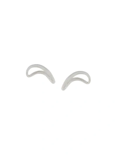Charlotte Chesnais Slide Small Earrings In Metallic