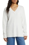 Caslon Relaxed Tunic Sweater In Ivory Cloud