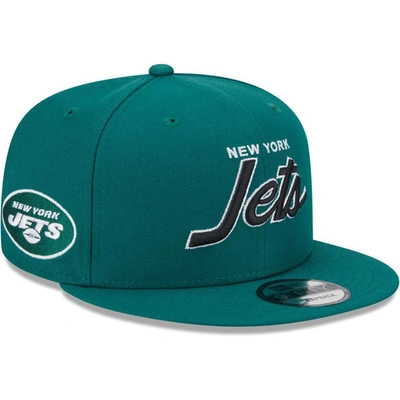 New Era Green New York Jets Main Script 9fifty Snapback Hat