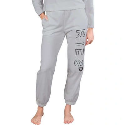 Concepts Sport Gray Las Vegas Raiders Sunray French Terry Pants