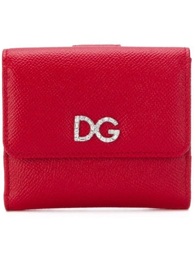Dolce & Gabbana Small Continental Wallet - Red
