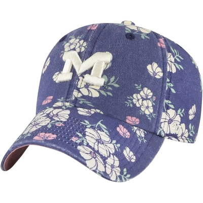 47 ' Navy Michigan Wolverines Primrose Clean Up Adjustable Hat