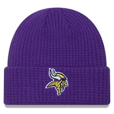 New Era Purple Minnesota Vikings Prime Cuffed Knit Hat