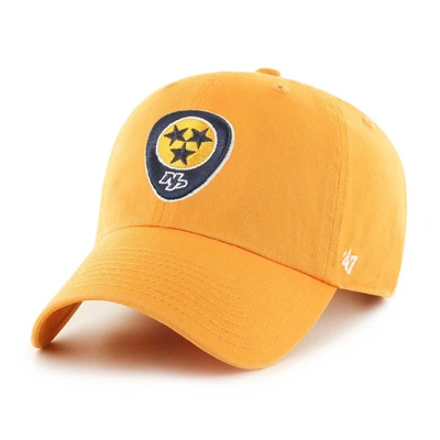 47 ' Gold Nashville Predators Alternate Clean Up Adjustable Hat