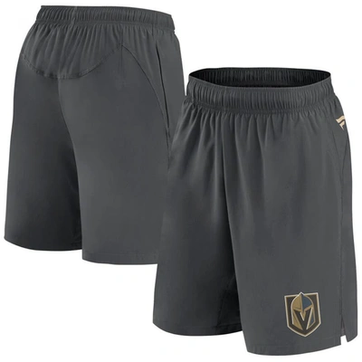 Fanatics Branded  Gray Vegas Golden Knights Authentic Pro Tech Shorts