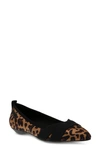 Anne Klein Oval Flat In Leopard