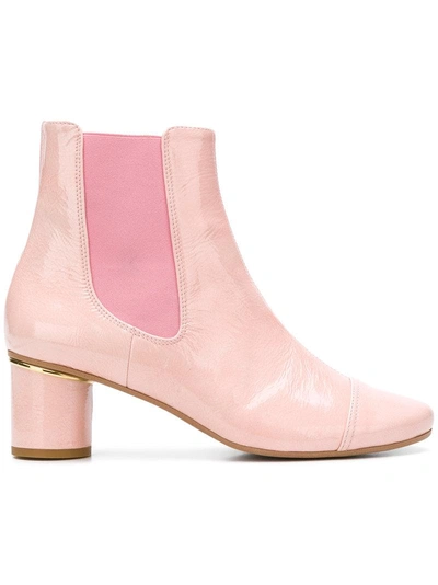Stine Goya Anita Block Heel Boots - Pink