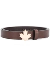 Dsquared2 Maple Leaf Buckle Belt - Brown