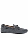 Tod's Gommino Loafers In Grey