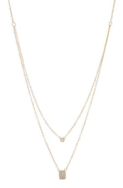 Sterling Forever Her Bridesmaid Layered Necklace In Gold