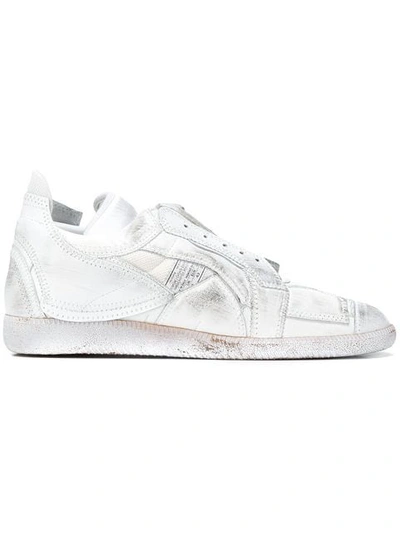 Maison Margiela Distressed Low In White