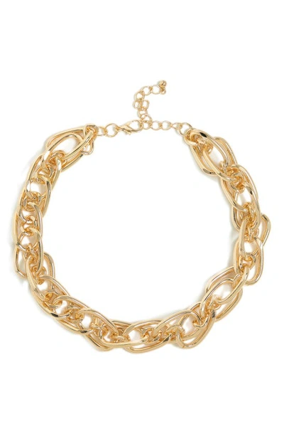 Tasha Oversize Chain Necklace In Gold